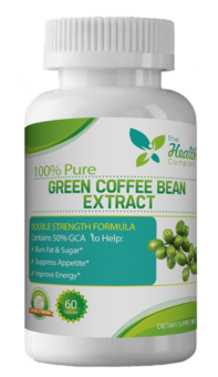 Green coffee bean extract by Health Company, A Name You Can Trust. Double strength formula guaranteed pure and potent.